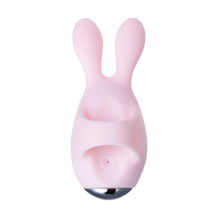 Wibrujące jajeczko na palec JOS VITA z nakładką wibrującą, hipoalergiczny silikon, 8,5 cm i 8 cm - 8