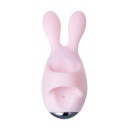 Wibrujące jajeczko na palec JOS VITA z nakładką wibrującą, hipoalergiczny silikon, 8,5 cm i 8 cm - 8
