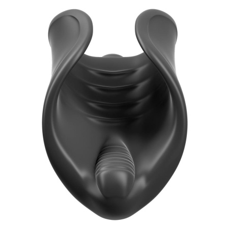 Elastyczny silikonowy rękaw do stymulacji penisa z wibracją, model Vibrating Silicone, długość 8 cm - 2