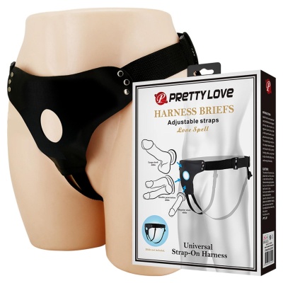 Uprząż strap-on Love Spell Universal o regulowanym obwodzie 80-118 cm - 1