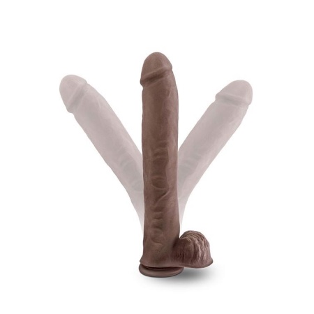 Dildo Au Naturel Daddy 14'' Sensa Feel Dual Density z Przyssawką - 35,5 cm, TPE - 3