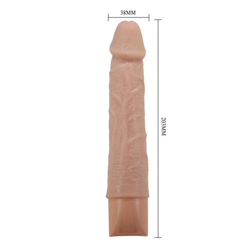 Realistyczny Wibrator Dildo Leander TPE 10 trybów wibracji 20 cm - 10