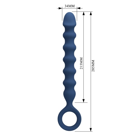Spiralne koraliki analne George Penis 285 mm - 8