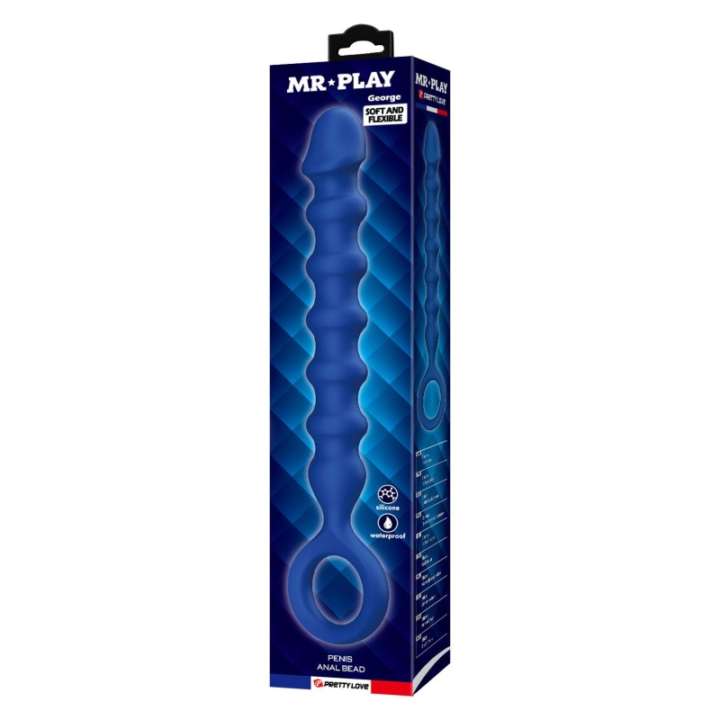 Spiralne koraliki analne George Penis 285 mm - 9