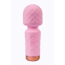 Eros Mini Wand Pink – silikonowa różdżka do masażu punktowego z 10 trybami wibracji, 11,5 cm - 1