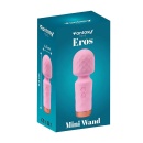 Eros Mini Wand Pink – silikonowa różdżka do masażu punktowego z 10 trybami wibracji, 11,5 cm - 5