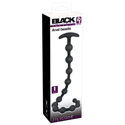 Black Velvets Anal Beads Silic - 1