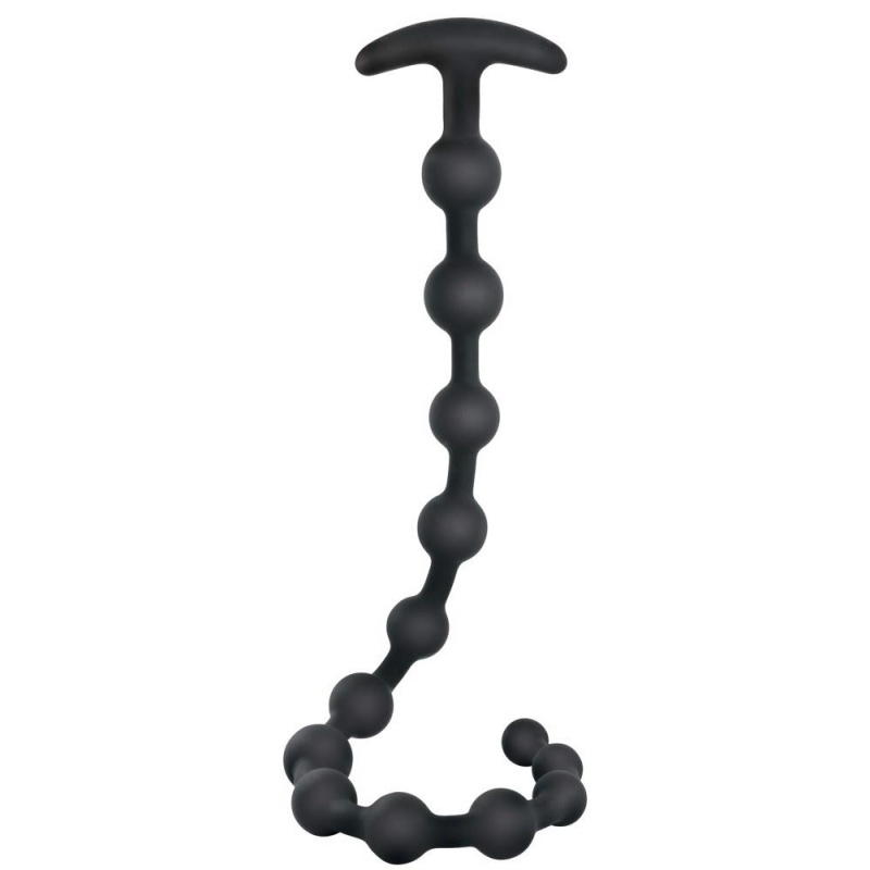 Black Velvets Anal Beads Silic - 2