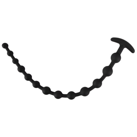 Black Velvets Anal Beads Silic - 4
