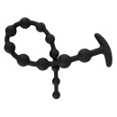 Black Velvets Anal Beads Silic - 5