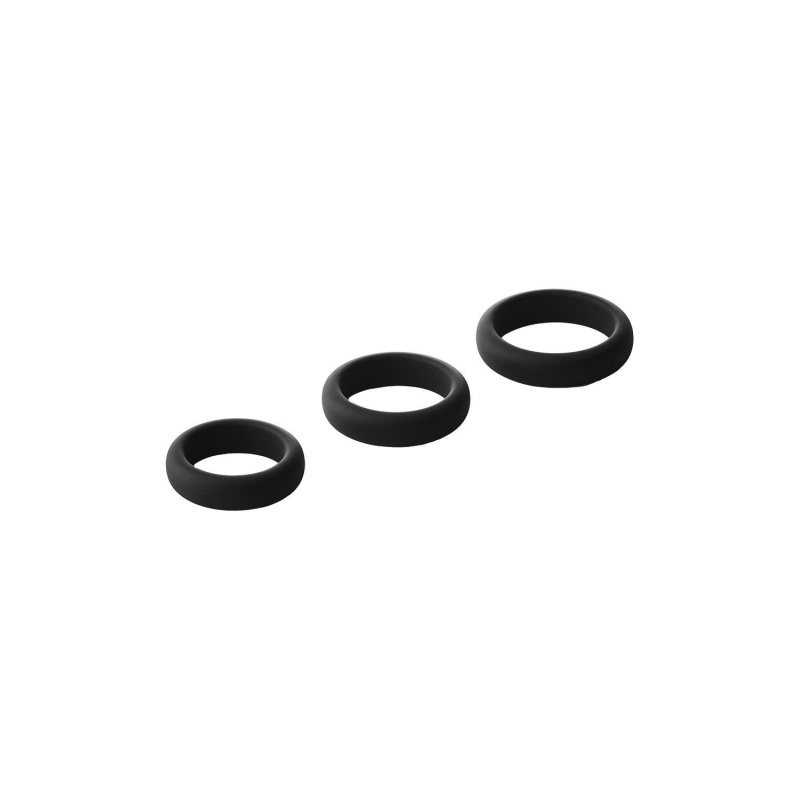 RAMROD SMOOTH SILICONE COCKRING PACK - 3