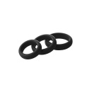 RAMROD SMOOTH SILICONE COCKRING PACK - 4