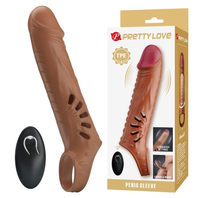 PRETTY LOVE - Penis Sleeve 12 vibration settings - 1