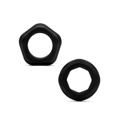 Classic Silicone Cock Rings - 2 Pack - 1