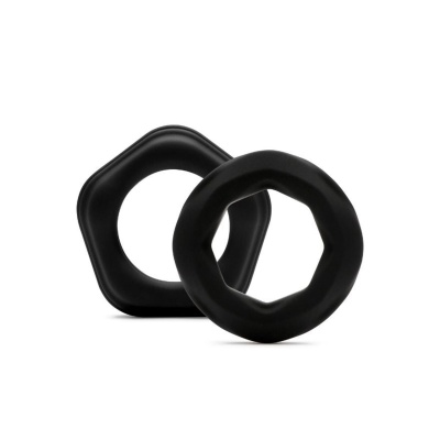 Classic Silicone Cock Rings - 2 Pack - 1 2
