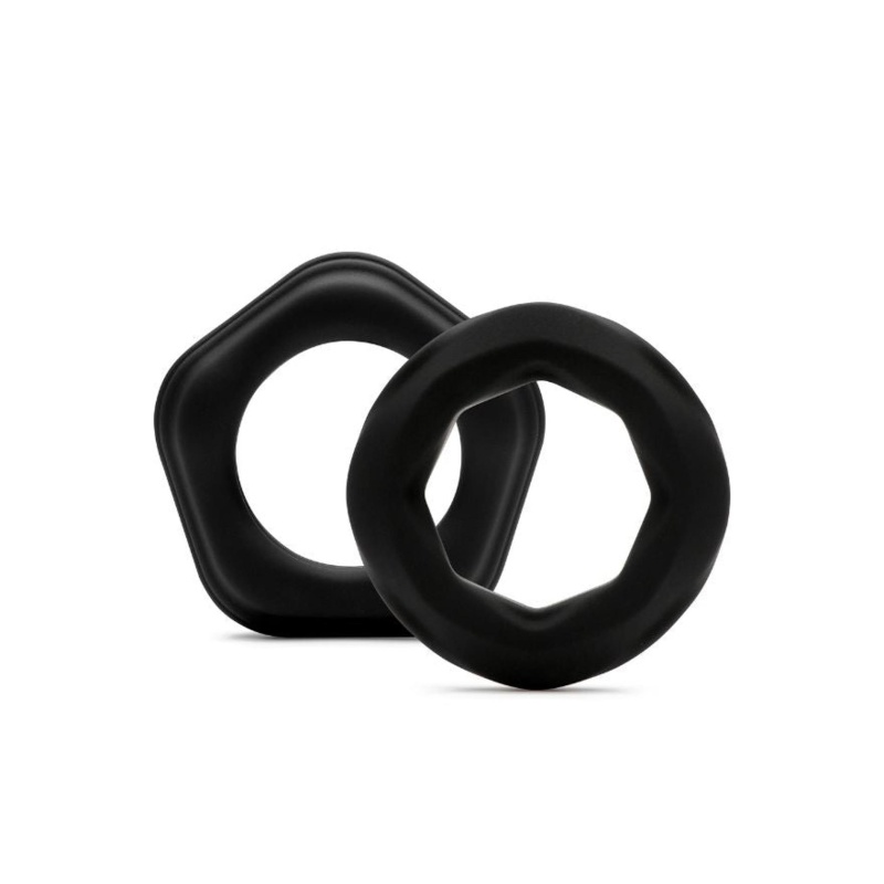 Classic Silicone Cock Rings - 2 Pack - 2