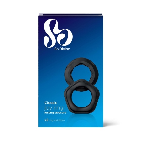 Classic Silicone Cock Rings - 2 Pack - 5