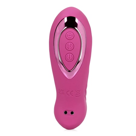 Thrusting and Tapping Vibrator - Powerful Pink - 5