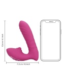 Thrusting and Tapping Vibrator - Powerful Pink - 8