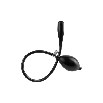ANAL FANTASY COLLECTION INFLATABLE SILICONE ASS EXPANDER BLACK - 1