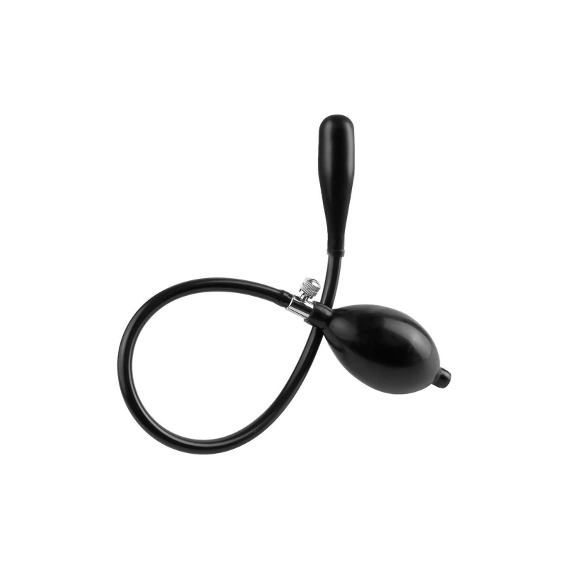 ANAL FANTASY COLLECTION INFLATABLE SILICONE ASS EXPANDER BLACK - 1
