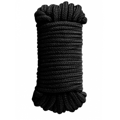 Black Bondage Rope 10m - 1
