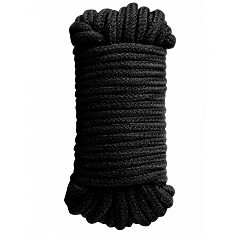 Black Bondage Rope 10m - 1