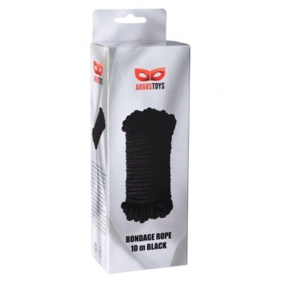 Black Bondage Rope 10m - 1 2
