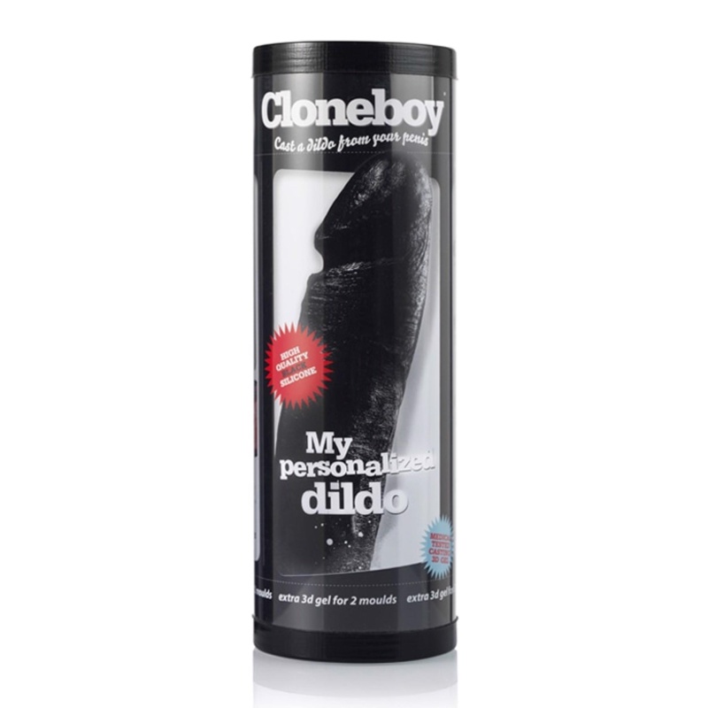 Zestaw do tworzenia dildo Personal Dildo Black z formą alginianową, 23,6 cm - 1