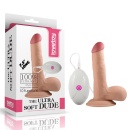 Wibrator The Ultra Soft Dude 18 cm z wibracją i przyssawką - 1