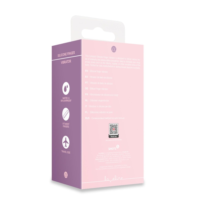 Silikonowy wibrator na palec Touch of Pink - 7 trybów wibracji, zasilanie USB - 3