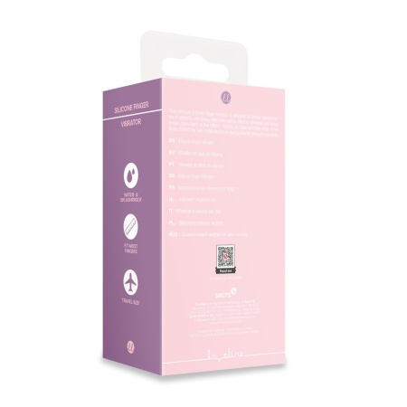 Silikonowy wibrator na palec Touch of Pink - 7 trybów wibracji, zasilanie USB - 3
