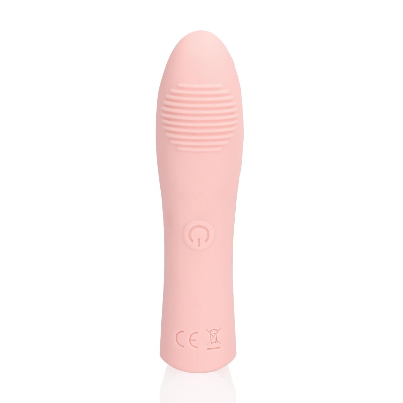 Silikonowy wibrator na palec Touch of Pink - 7 trybów wibracji, zasilanie USB - 5