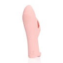 Silikonowy wibrator na palec Touch of Pink - 7 trybów wibracji, zasilanie USB - 6