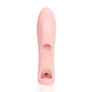 Silikonowy wibrator na palec Touch of Pink - 7 trybów wibracji, zasilanie USB - 8