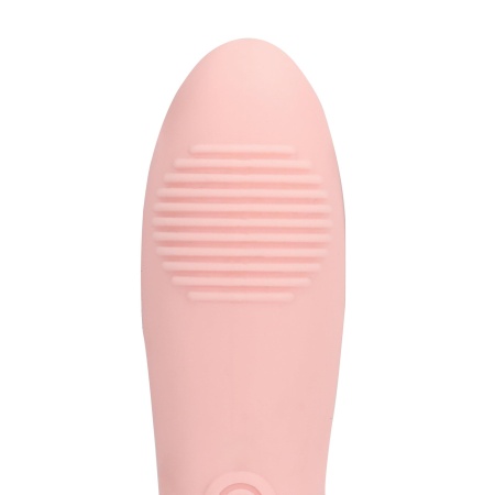 Silikonowy wibrator na palec Touch of Pink - 7 trybów wibracji, zasilanie USB - 10
