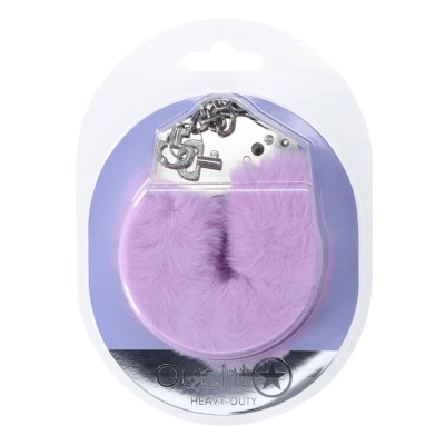 Heavy-duty Fluffy Handcuffs - Lavender - 1 2