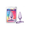 Jolly Plug Purple - miniaturowy plug analny z TPE ze stożkowym tipem i szeroką podstawą, długość 6,9 cm - 1