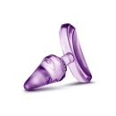 Jolly Plug Purple - miniaturowy plug analny z TPE ze stożkowym tipem i szeroką podstawą, długość 6,9 cm - 5