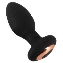 Korek analny ANOS RC Rotating z funkcją rotacji i spiralną teksturą, długość całkowita 9,7 cm - 4