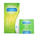 Prezerwatywy opóźniające Pasante Delay Infinity 12 sztuk (53 mm) - 1
