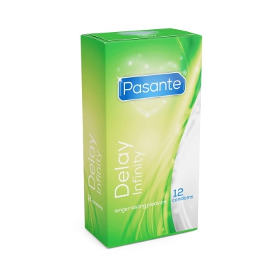 Prezerwatywy opóźniające Pasante Delay Infinity 12 sztuk (53 mm) - 1 2