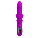 Wibrator króliczek Bella Purple z wyświetlaczem LED i ładowaniem magnetycznym, 24 cm - 3