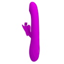 Wibrator króliczek Bella Purple z wyświetlaczem LED i ładowaniem magnetycznym, 24 cm - 4
