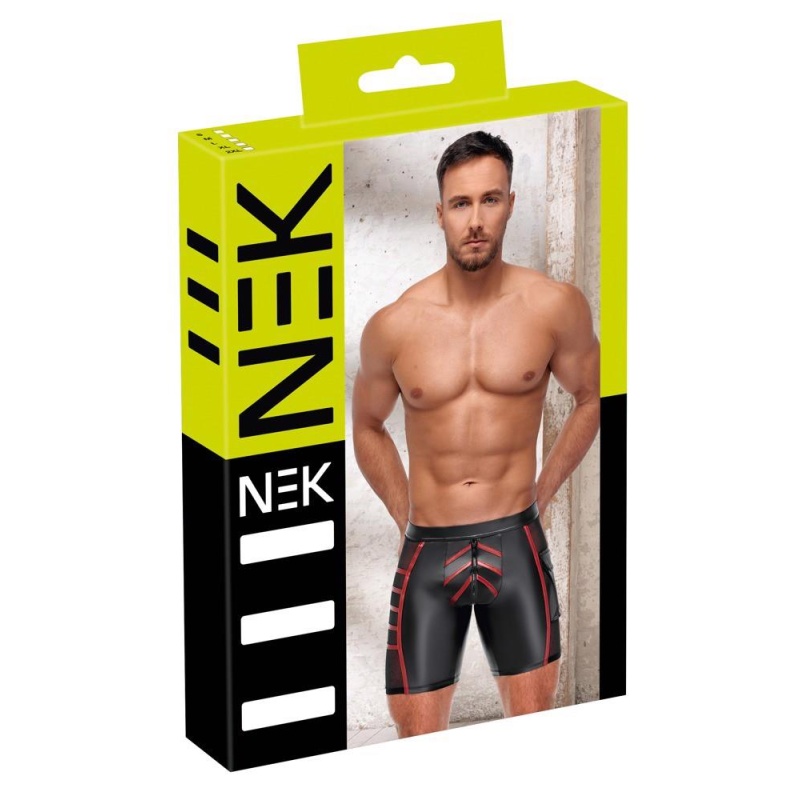 Men's Shorts Black/Red LP-687 - 1