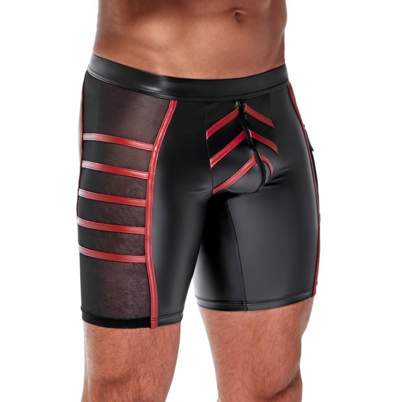 Men's Shorts Black/Red LP-687 - 3