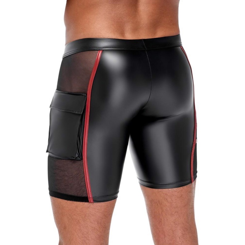 Men's Shorts Black/Red LP-687 - 5
