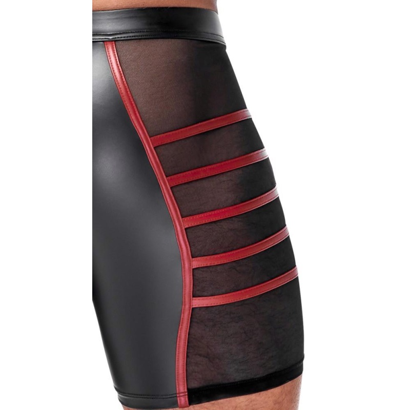 Men's Shorts Black/Red LP-687 - 8