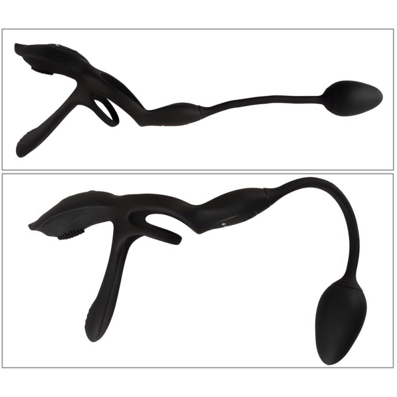 Wibrator dla par RC Multi Function - 5 funkcji, 10 trybów wibracji, 3 silniki, 34,8 cm - 5