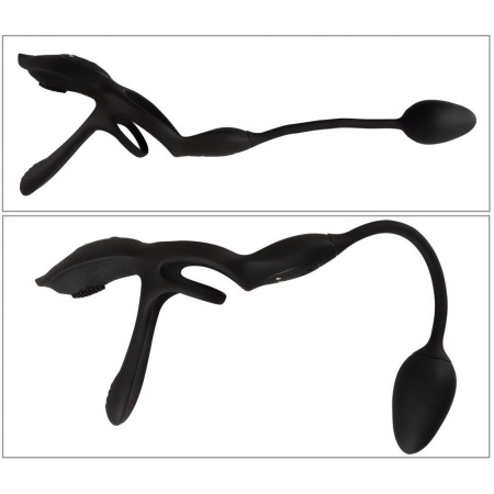 Wibrator dla par RC Multi Function - 5 funkcji, 10 trybów wibracji, 3 silniki, 34,8 cm - 5